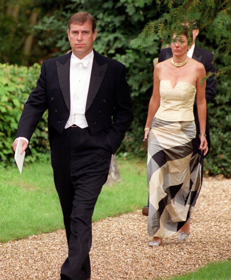 Prince Andrew and Ghislaine Maxwell