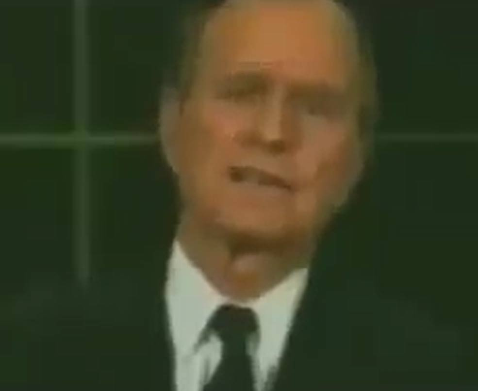 George Bush Sr. announces New World Order