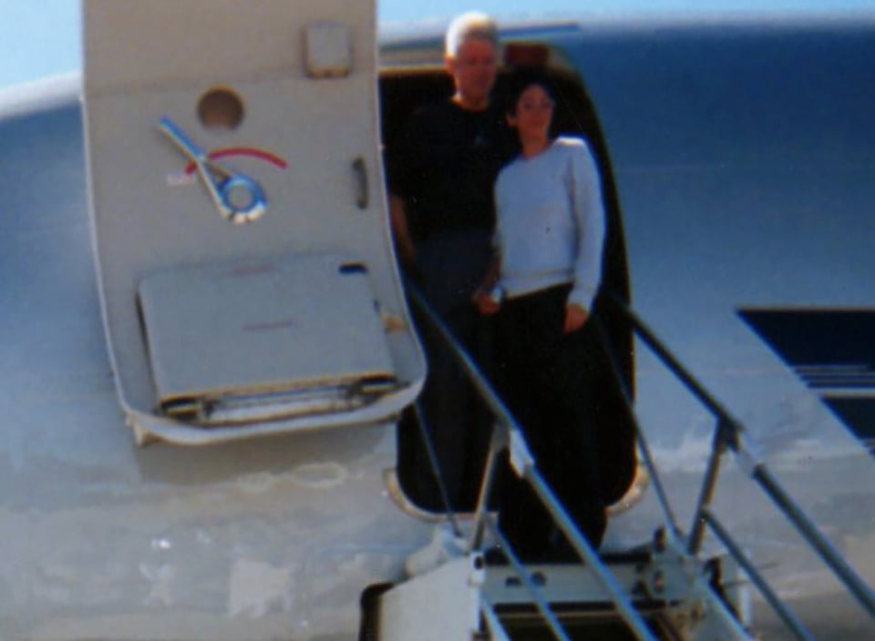 bill clinton ghislaine maxwell