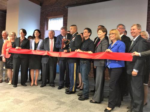 armi biofab ribbon cutting