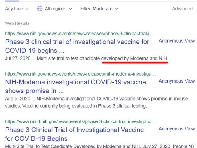 Does the US Gov’t Jointly Own a Covid Vaccine?