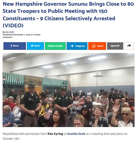 9 peaceful protesters arrested