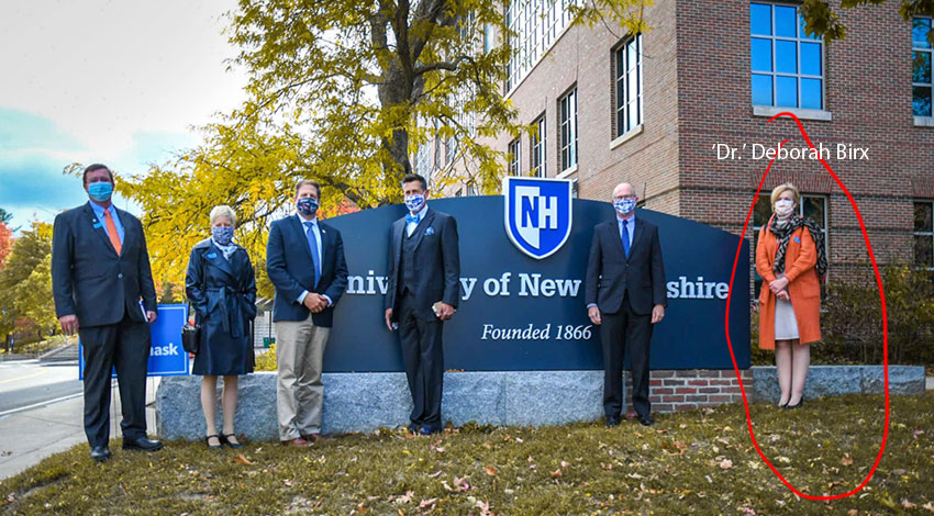 Deborah Birx Sununu University System of New Hampshire